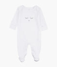 Load image into Gallery viewer, Sleeping Cutie Footie - Hvit