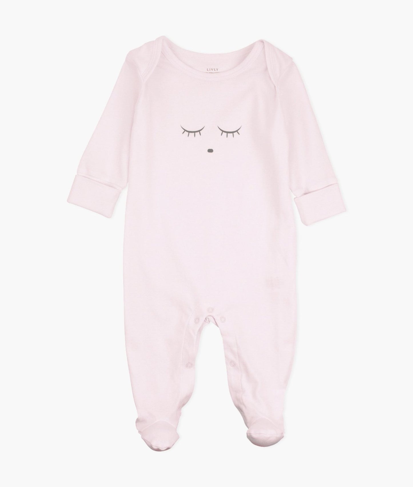 Sleeping Cutie Footie - Pink