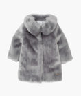 Load image into Gallery viewer, LIVLY Helen Jacket - Faux Fur Grey