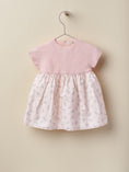 Load image into Gallery viewer, Wedoble Strikket Babykjole - Soft Pink