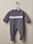 Load image into Gallery viewer, Wedoble Ull Overall med Perlefarget Stripe - Medium Grey