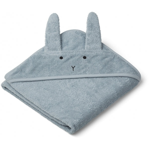 LIEWOOD Babyhåndkle - Rabbit Sea Blue