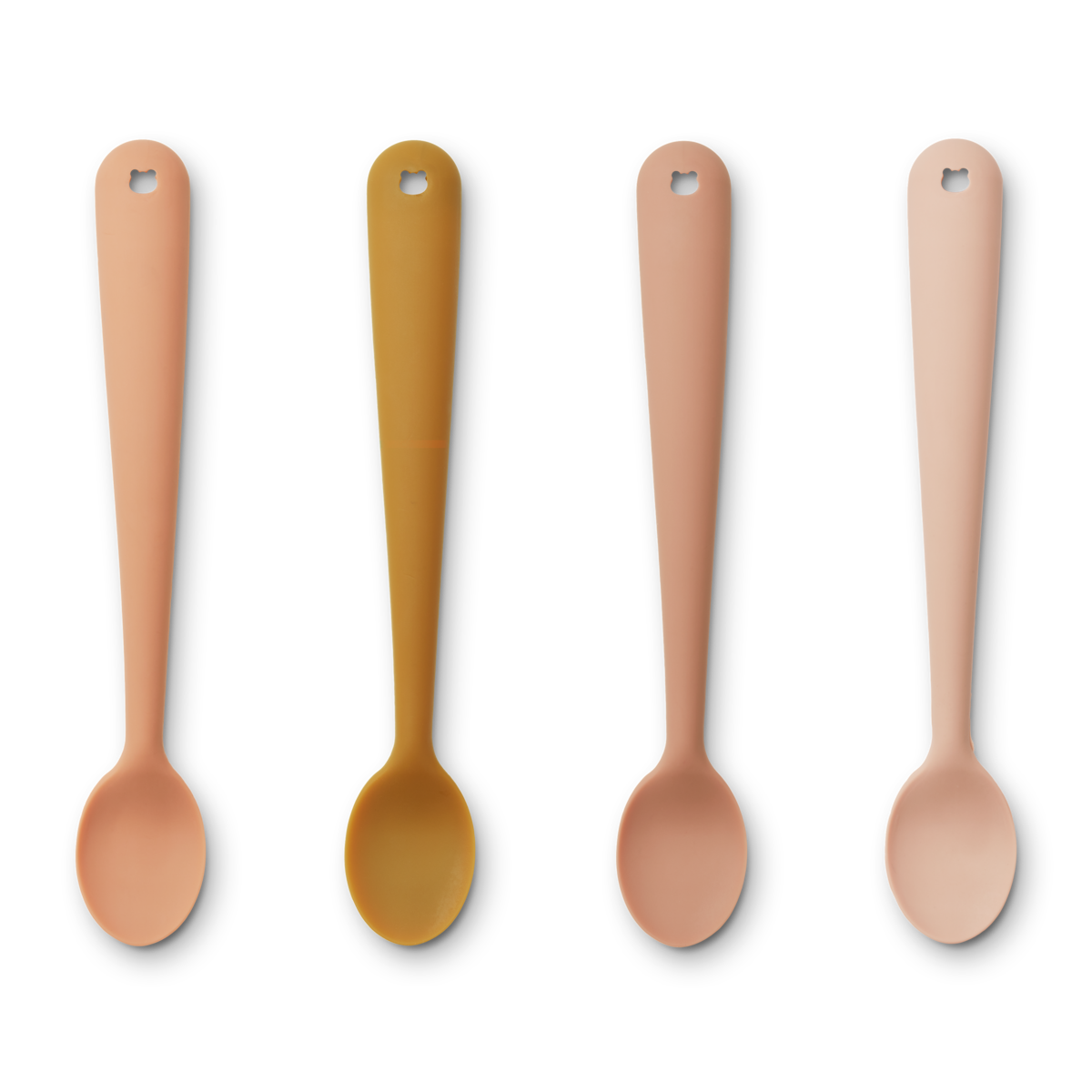 LIEWOOD Siv Feeding Spoon 4-Pack - Tuscany Rose Multi Mix