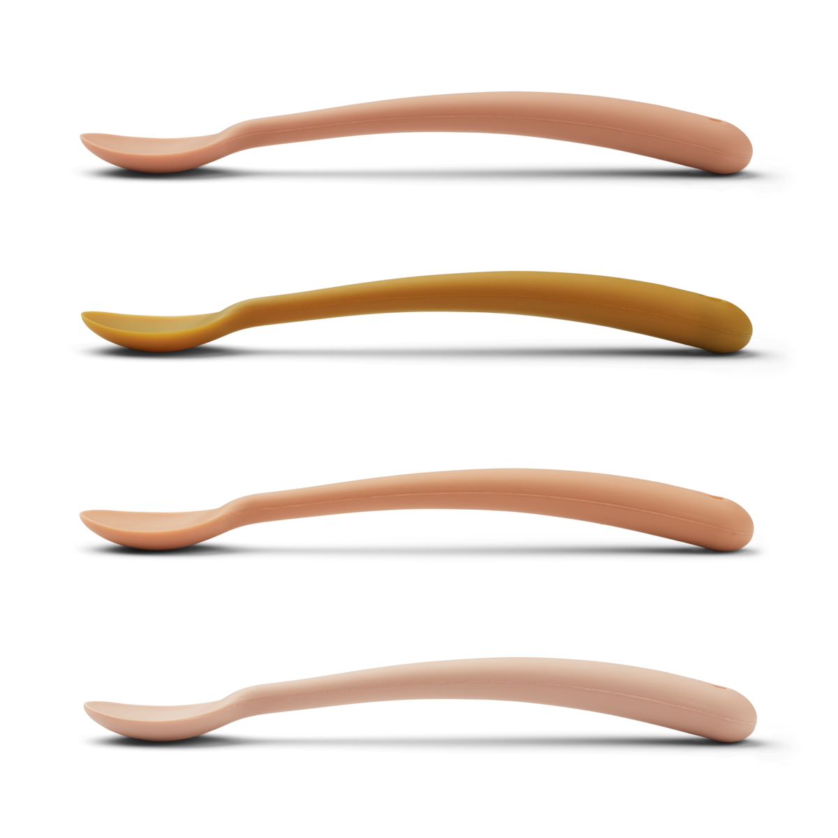 LIEWOOD Siv Feeding Spoon 4-Pack - Tuscany Rose Multi Mix