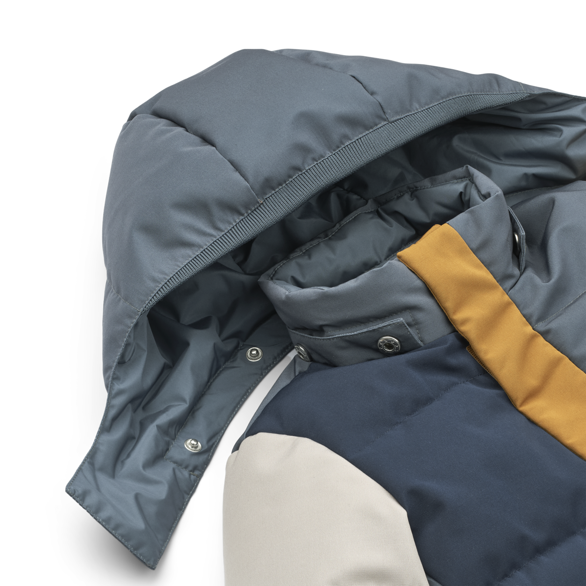 Paloma Reversive Puffer Down Jacket - Whale Blue