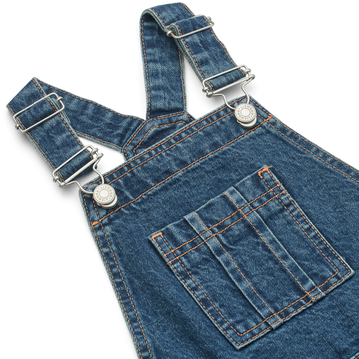 Indigo Denim snekkerbukse - Medium Blue Denim