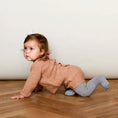 Load image into Gallery viewer, GoBabyGo Merinoull Crawling tights - Grey Melange