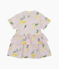 Load image into Gallery viewer, LIVLY Lilly Dress - lemons/light mauve