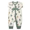 Load image into Gallery viewer, Joha Jumpsuit Ull/Bambus - Off White/Green