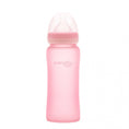 Load image into Gallery viewer, Glassflaske med knusebeskyttelse 300ml - Rose Pink