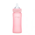 Load image into Gallery viewer, Glassflaske med knusebeskyttelse 300ml - Rose Pink