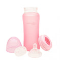 Load image into Gallery viewer, Glassflaske med knusebeskyttelse 300ml - Rose Pink