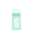 Load image into Gallery viewer, Glassflaske med knusebeskyttelse 150ml - Mint Green