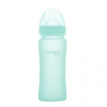 Load image into Gallery viewer, Glassflaske med knusebeskyttelse 300ml - Mint Green