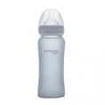 Load image into Gallery viewer, Glassflaske med knusebeskyttelse 300ml - Grey