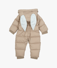 Load image into Gallery viewer, LIVLY Bunny Puffer Overall - Khaki