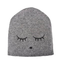 Load image into Gallery viewer, Cashmere Beanie Hat - Dark Grey
