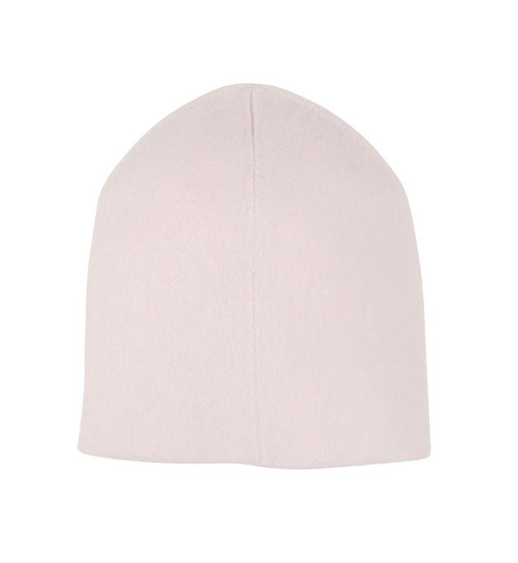 Cashmere Beanie Hat - Light Mauve