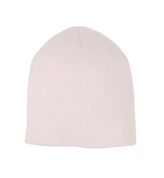 Cashmere Beanie Hat - Light Mauve