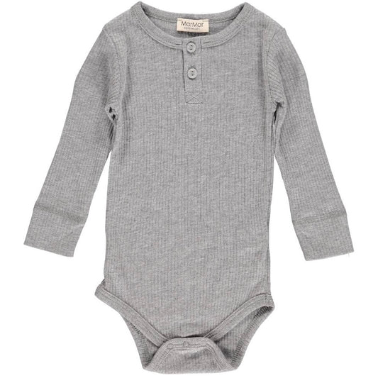 Modal Body LS - Grey Melange