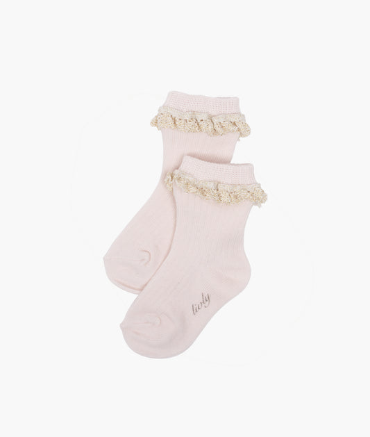 Lace Socks - Rosa