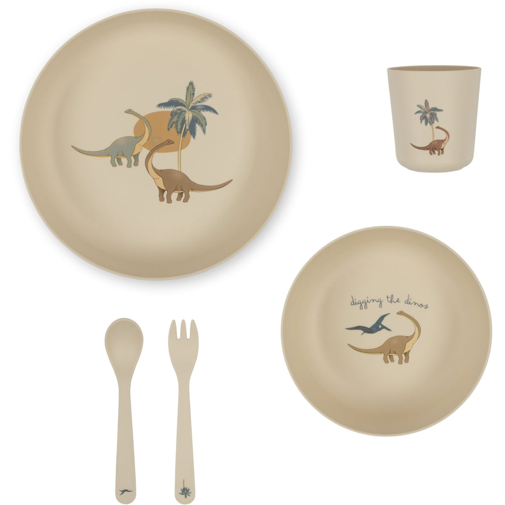 Konges Sløjd Dinner Set - Dino