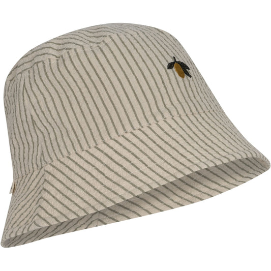 Kongs Sløjd Elliot Buckt Hat - Tea Stripe