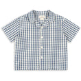 Load image into Gallery viewer, Konges Sløjd Kim Shirt SS - Blue Check
