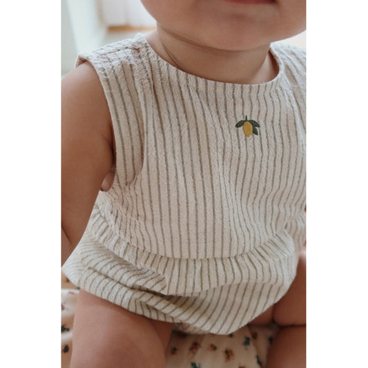 Konges Sløjd Elliot Romper - Tea Stripe