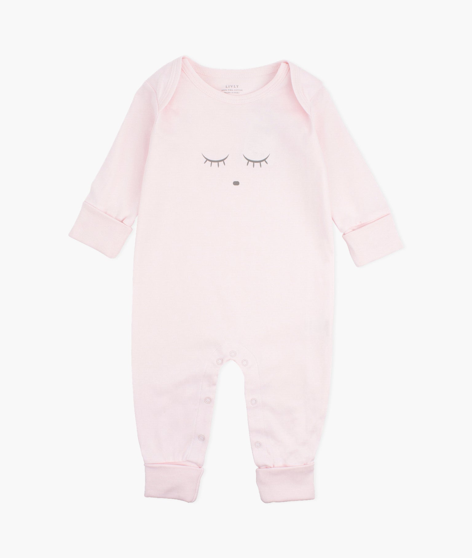Sleeping Cutie Overall - Pink