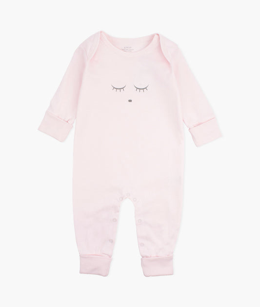 Sleeping Cutie Overall - Pink