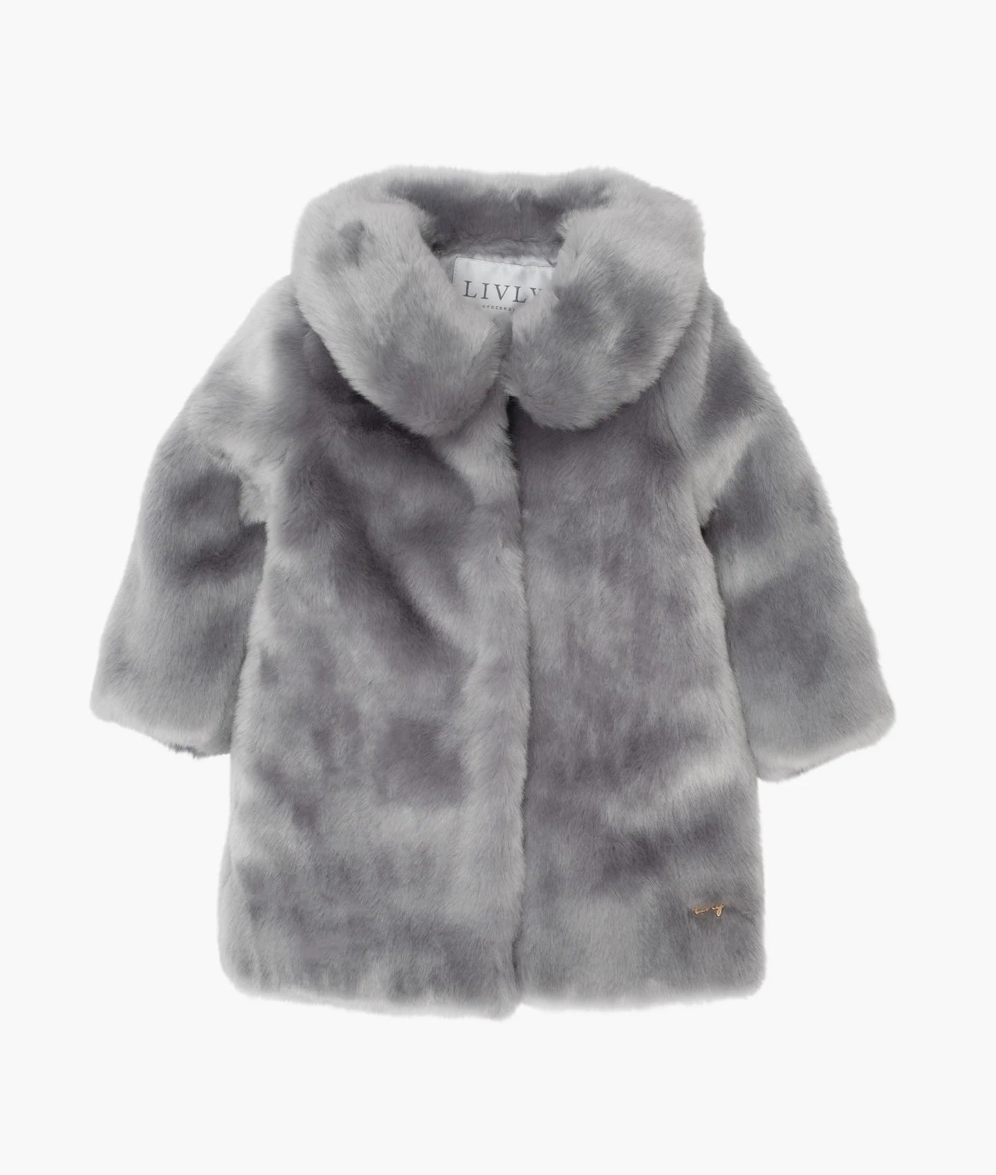 LIVLY Helen Jacket - Faux Fur Grey