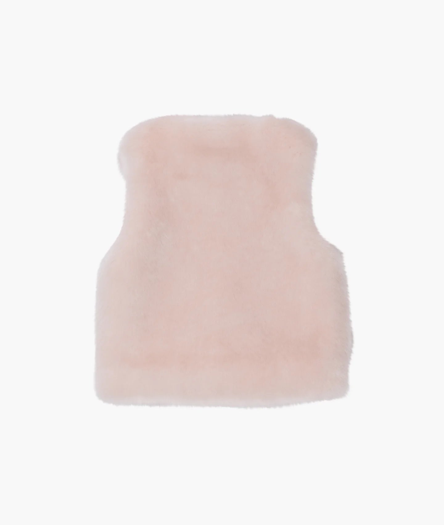 Sienna Vest - Faux Fur Pink