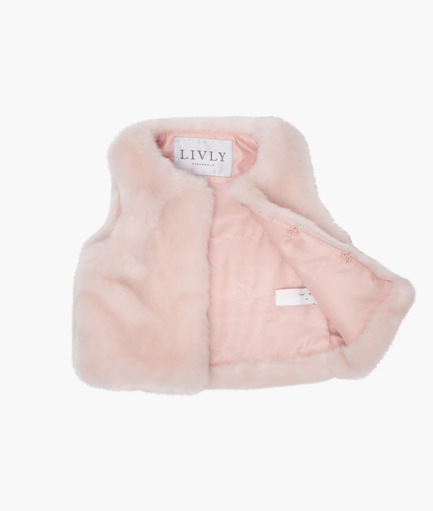 Sienna Vest - Faux Fur Pink