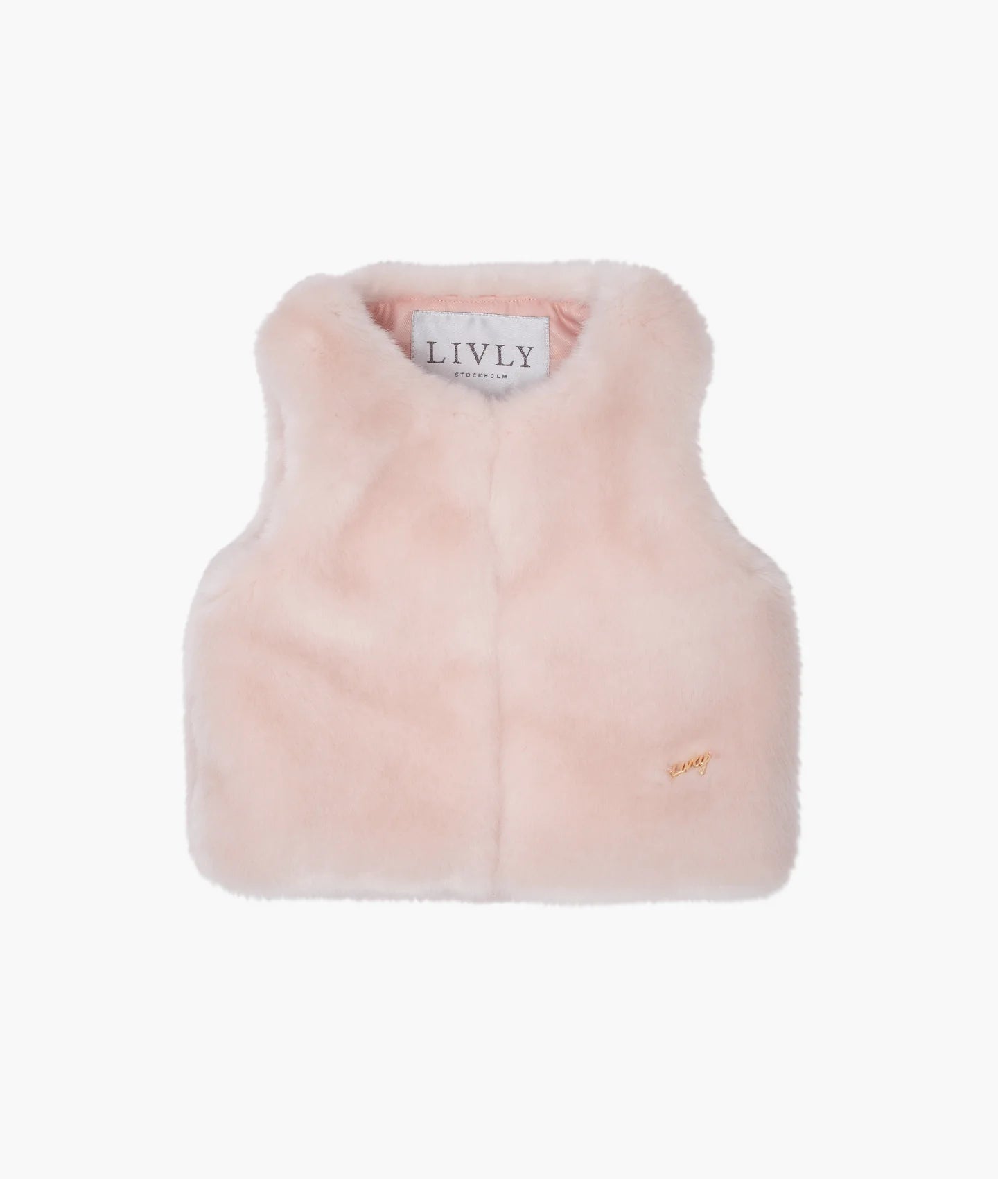 Sienna Vest - Faux Fur Pink