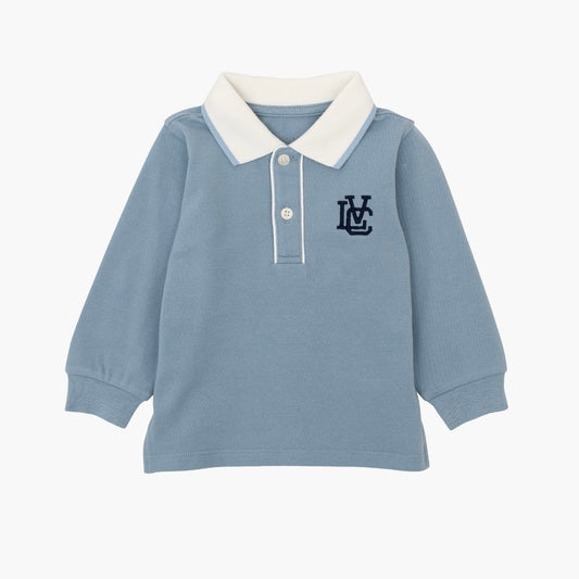 Pikè Polo Collar Shirt - Dusty Blue