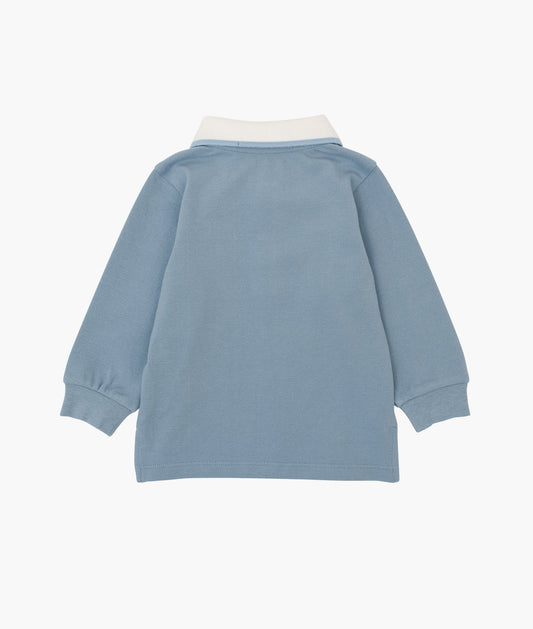 Pikè Polo Collar Shirt - Dusty Blue