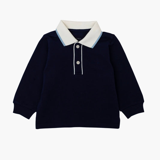 Pikè Polo Collar Shirt - Navy