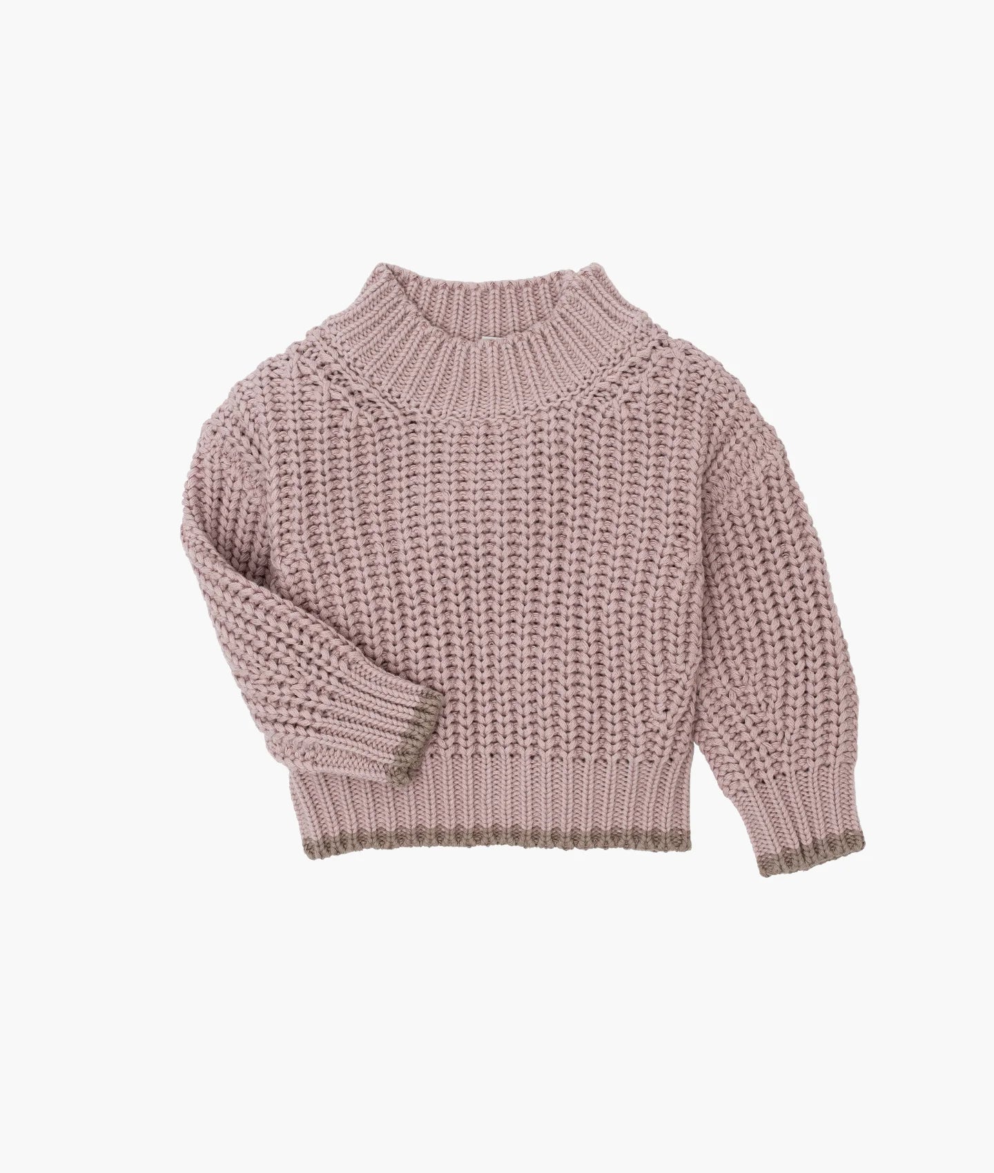 LIVLY Chunky Jumper - Pale Rose