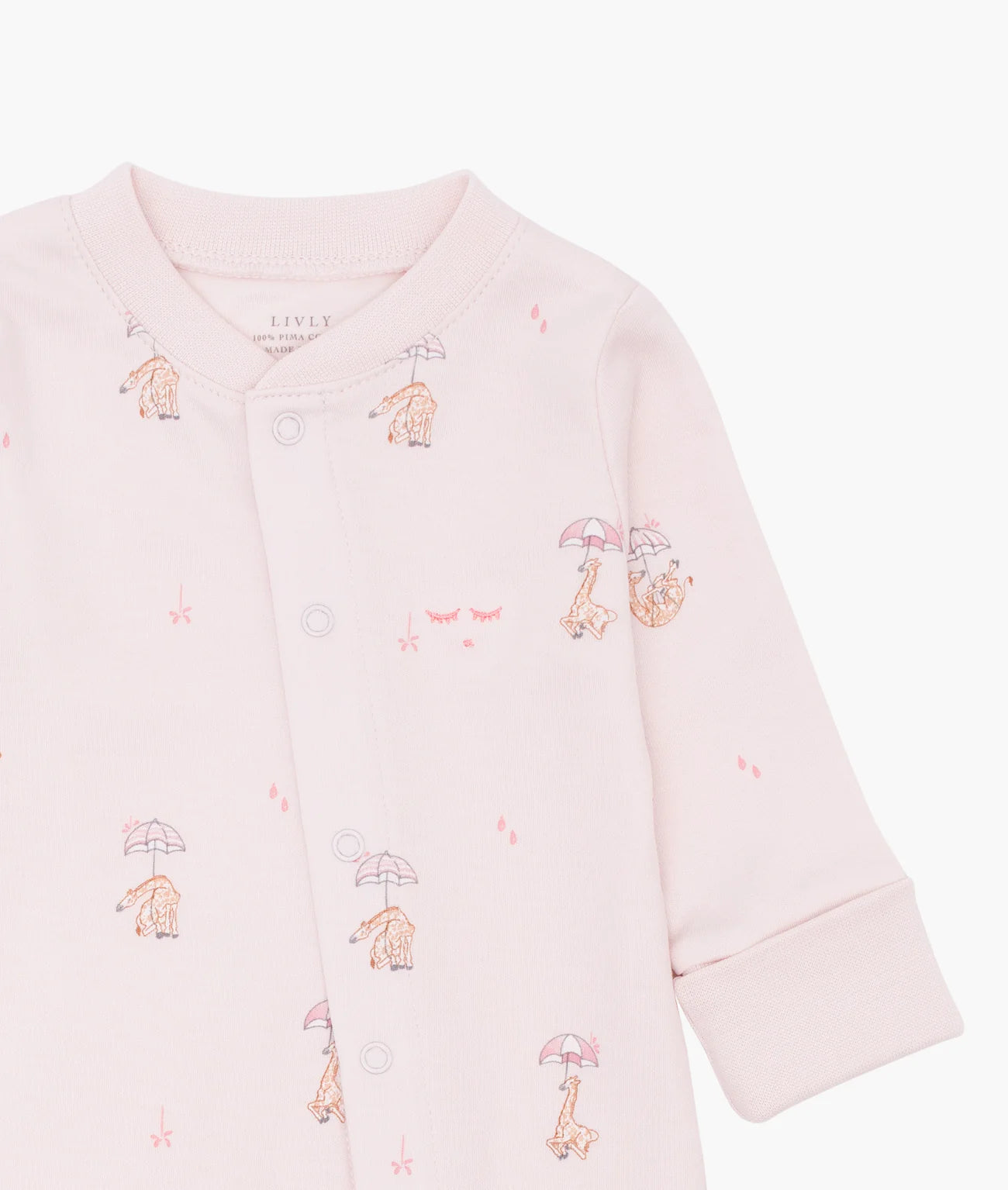 LIVLY Giraffe Overall - Rosa