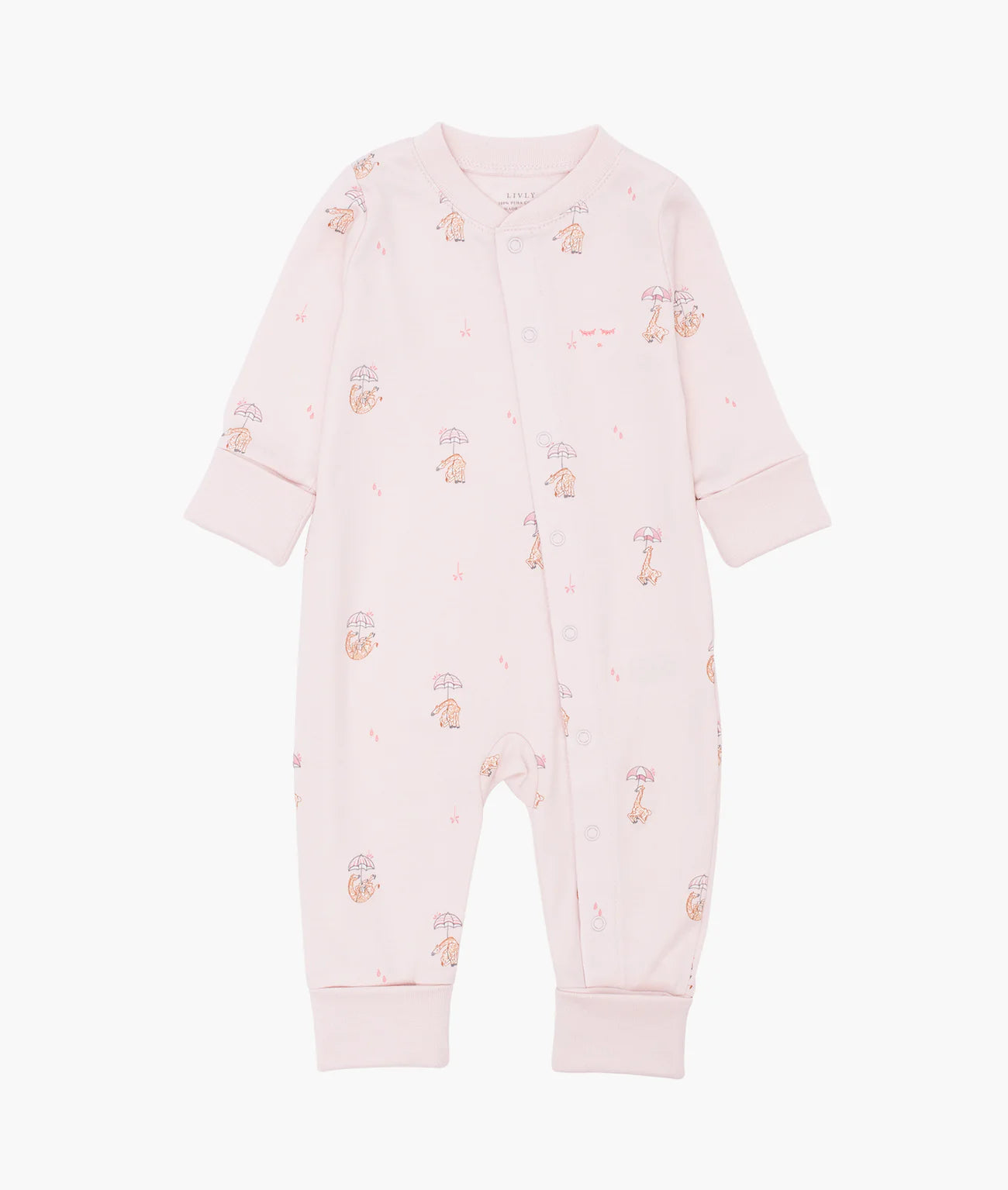 LIVLY Giraffe Overall - Rosa