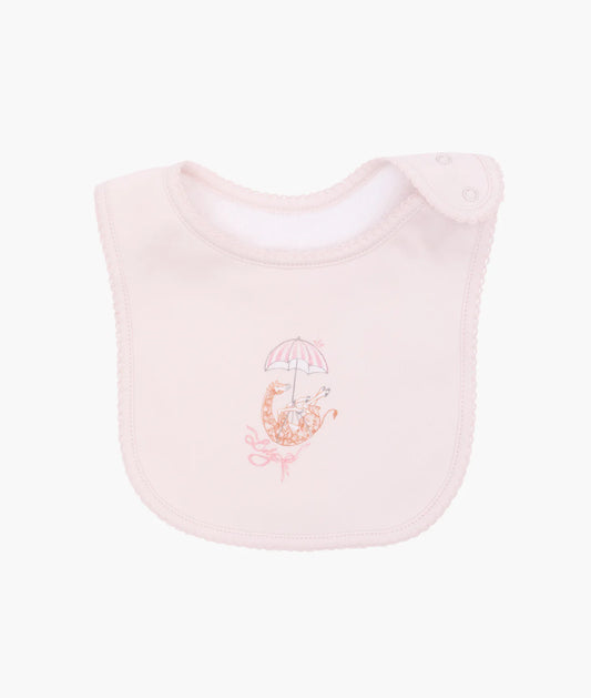 LIVLY Giraffe Bib - Rosa