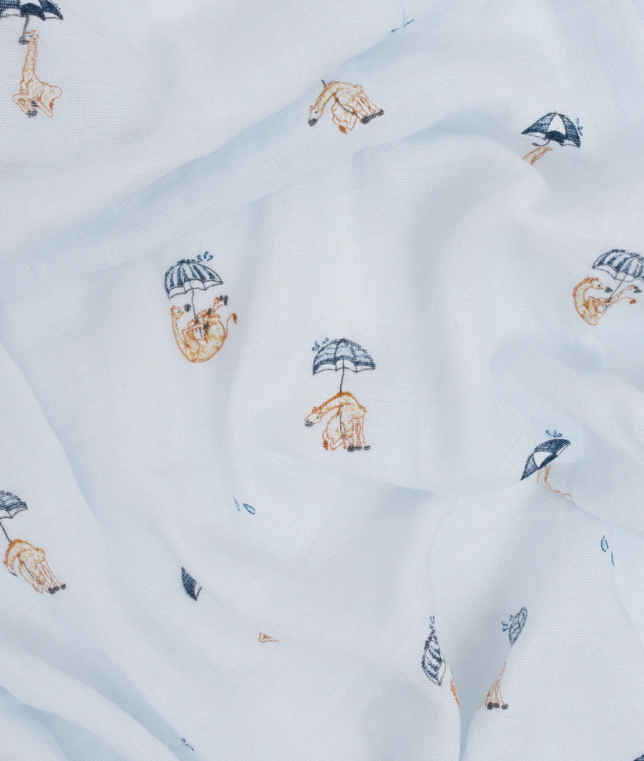 LIVLY Giraffe Swaddle - Blå