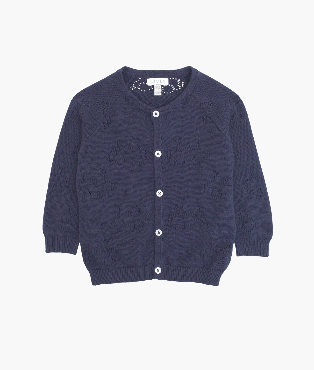 LIVLY Oliver Cardigan - Navy