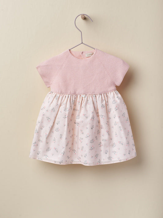 Wedoble Strikket Babykjole - Soft Pink