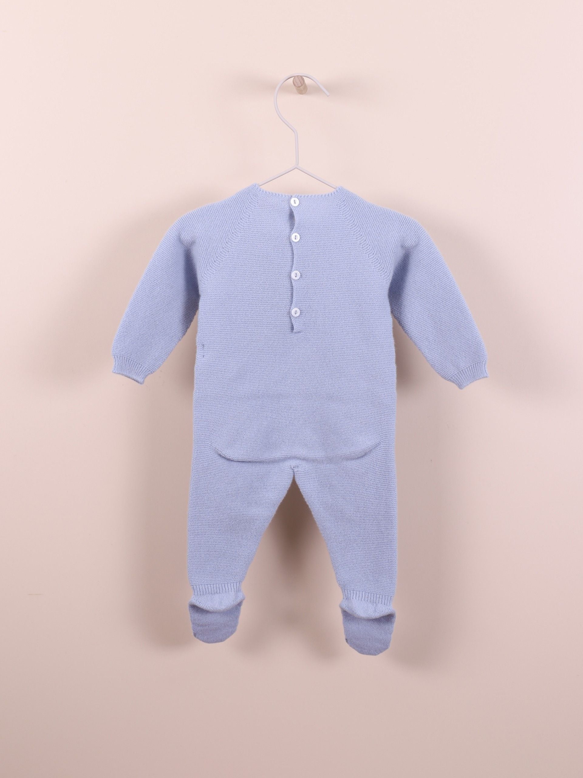 Wedoble ull Overall - Soft Blue