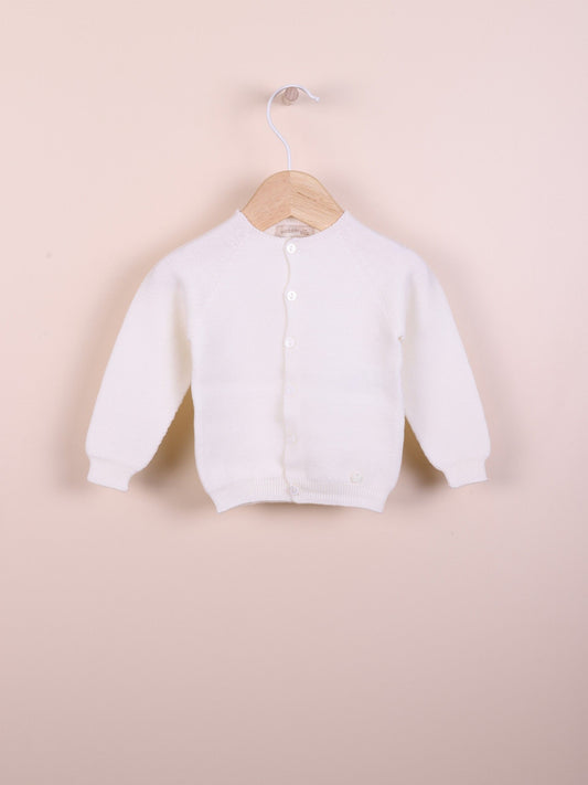 Wedoble Ull Cardigan - Pearl