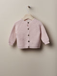 Load image into Gallery viewer, Wedoble Ull Cardigan Engelsk Rib - Soft Pink
