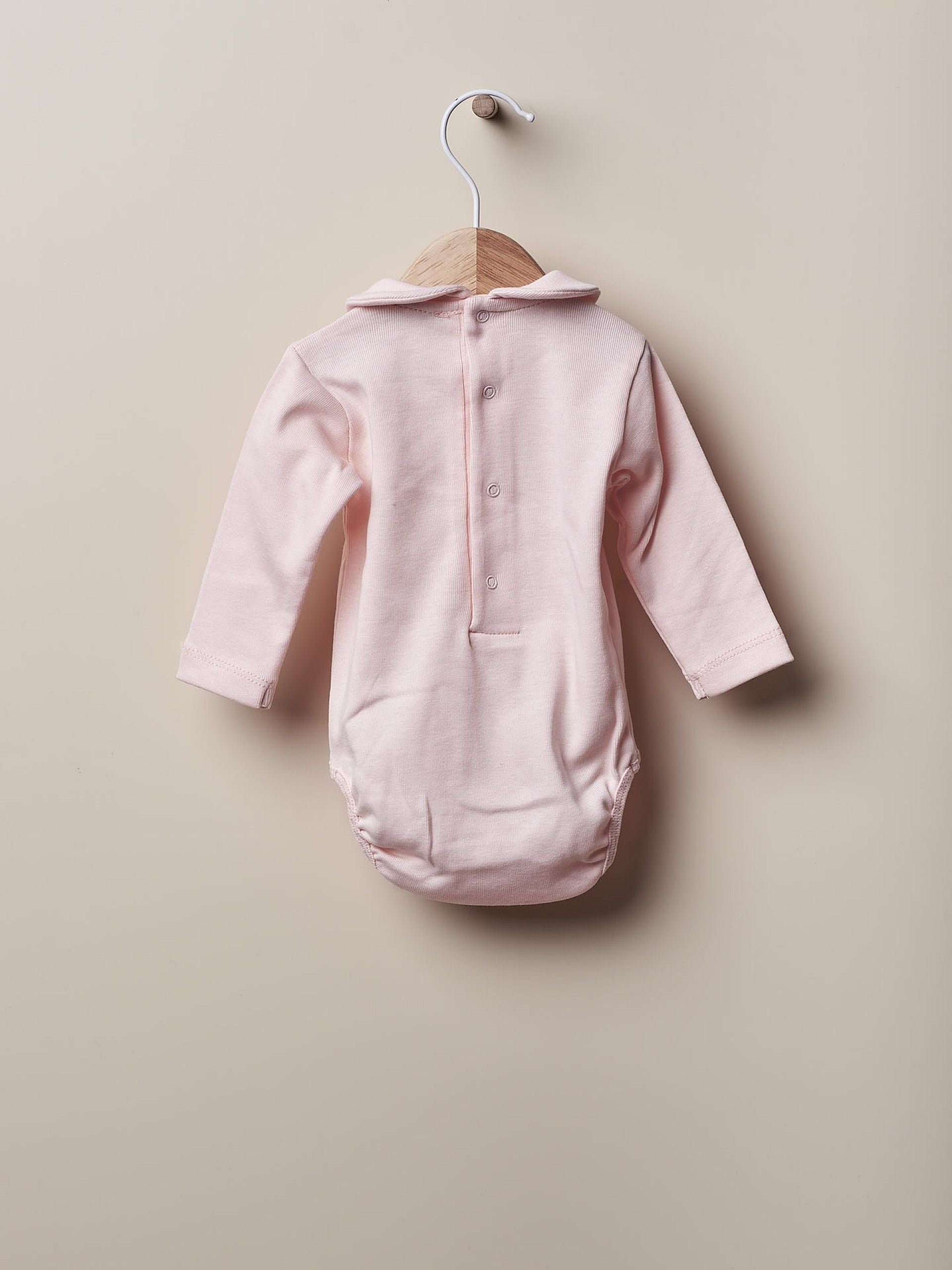 Wedoble Body med rund krage - Soft Pink