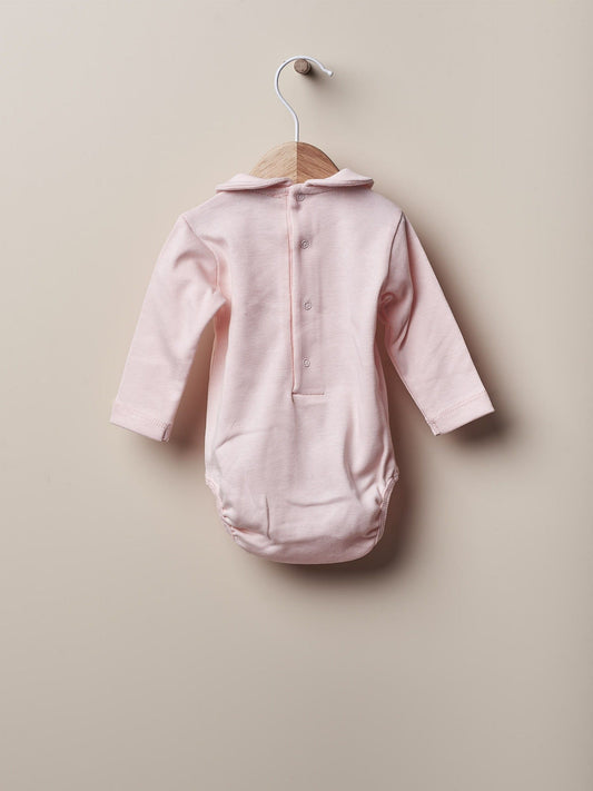 Wedoble Body med rund krage - Soft Pink